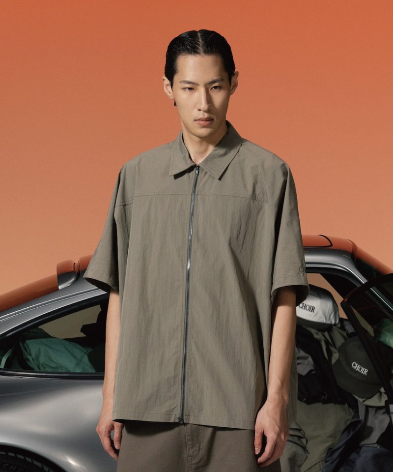 CHR9961-251 拉鍊襯衫 Zip Shirt