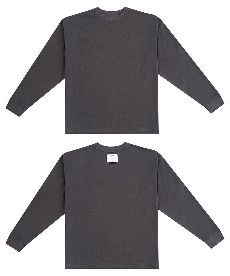 經典螺紋袖口長袖 Neutrals Wide Long Tee