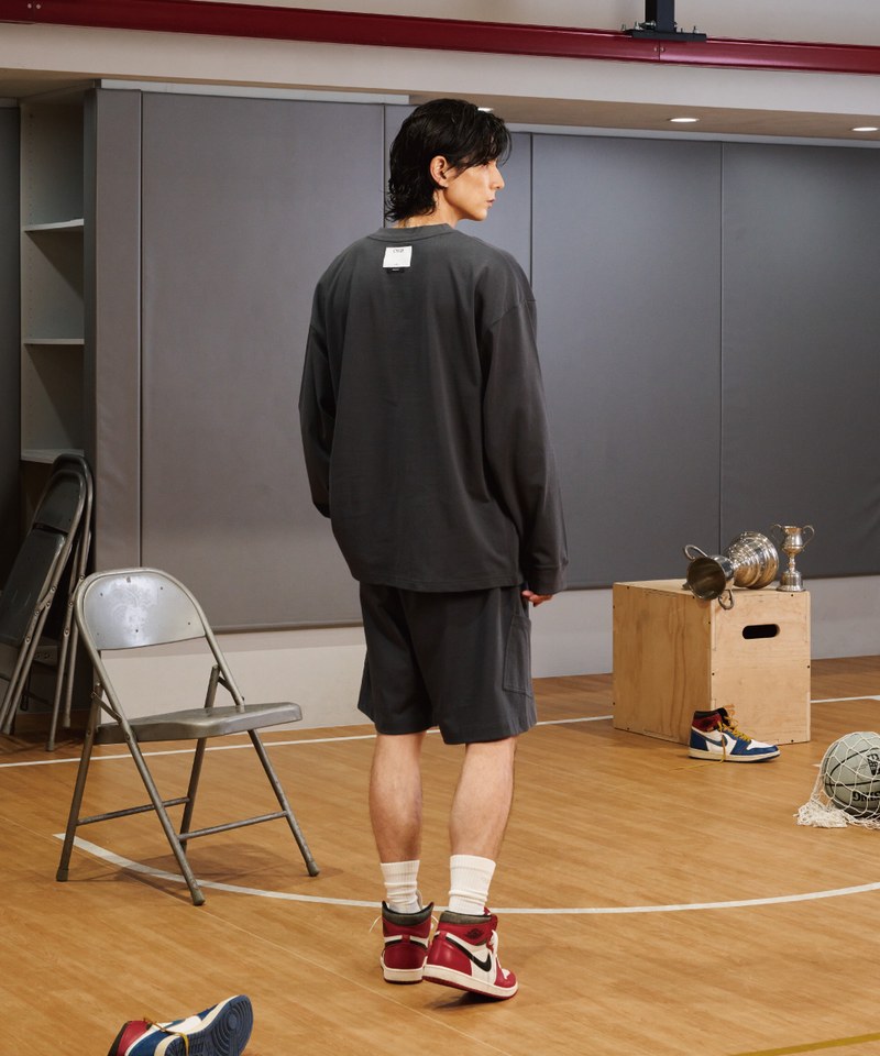 經典螺紋袖口長袖 Neutrals Wide Long Tee