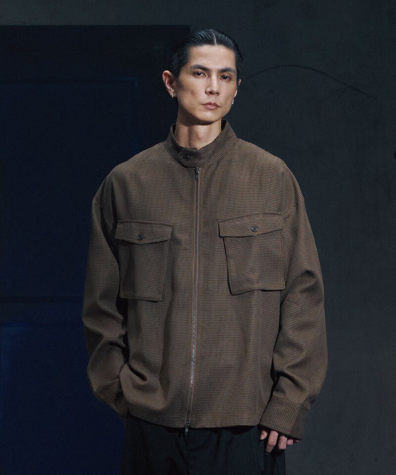 千鳥格襯衫外套 Harrington Jacket