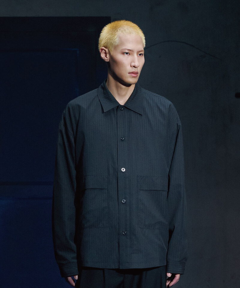 條紋襯衫夾克 Shirt Jacket