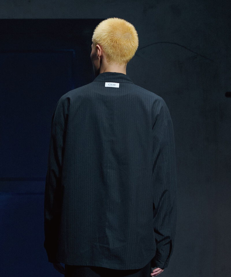 條紋襯衫夾克 Shirt Jacket