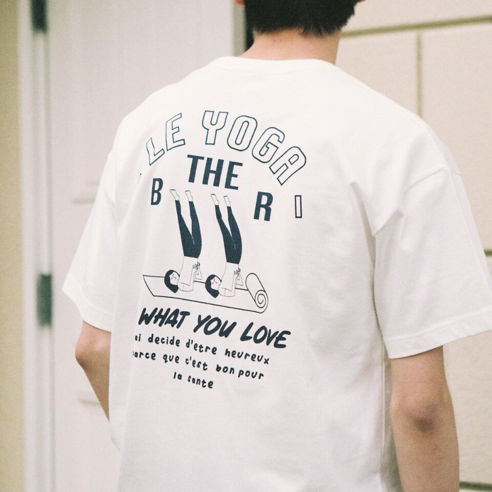 瑜珈印花短TEE BOY SPORTS T