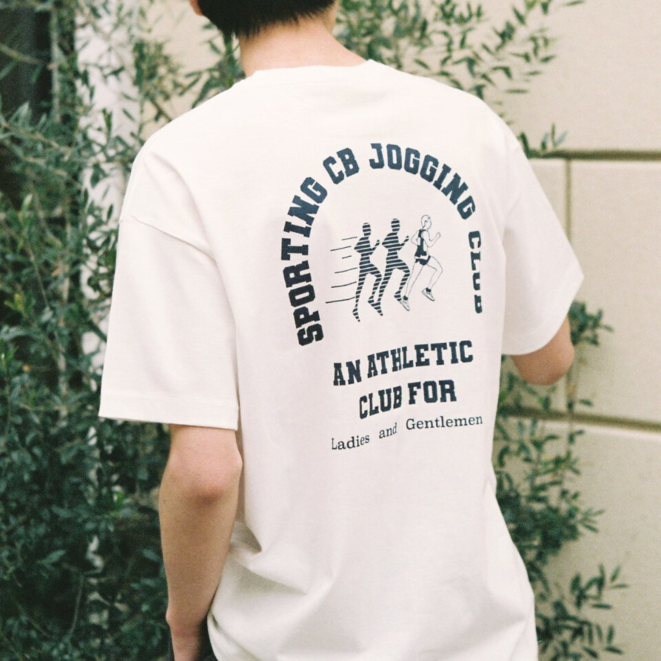 跑步印花短TEE SPORTING T