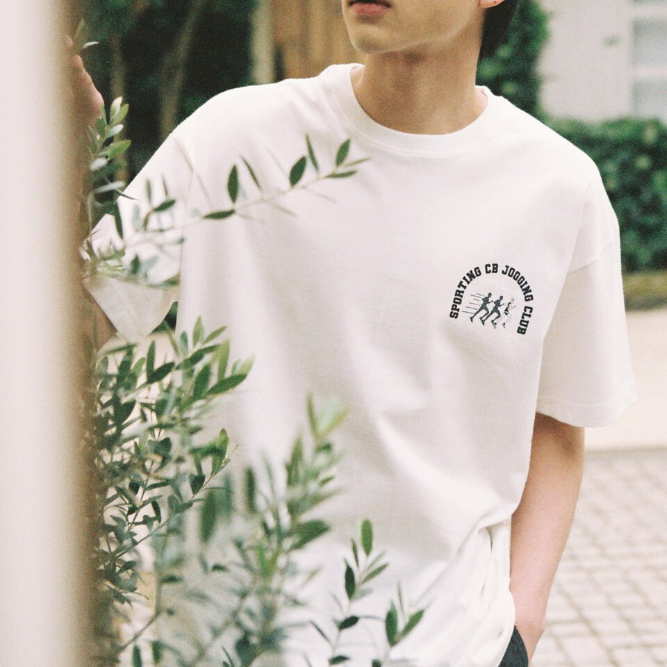 跑步印花短TEE SPORTING T
