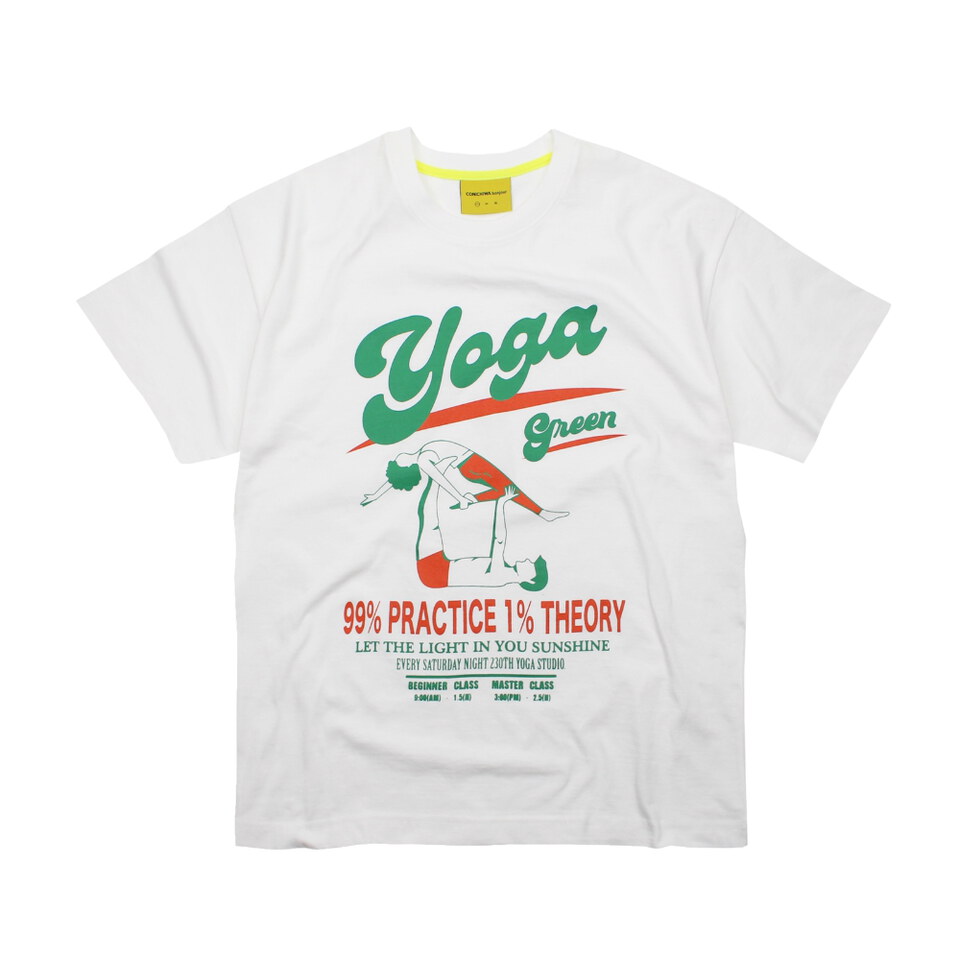 CNB0155-261 瑜珈印花短TEE 90S CLUB T YOGA