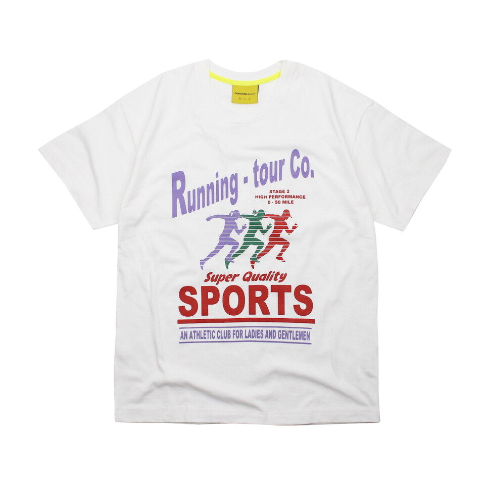 CNB0156-261 跑者印花短TEE 90S CLUB T RUN
