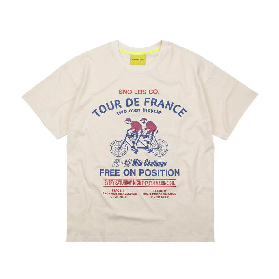 單車印花短TEE 90S CLUB T BICYCLE