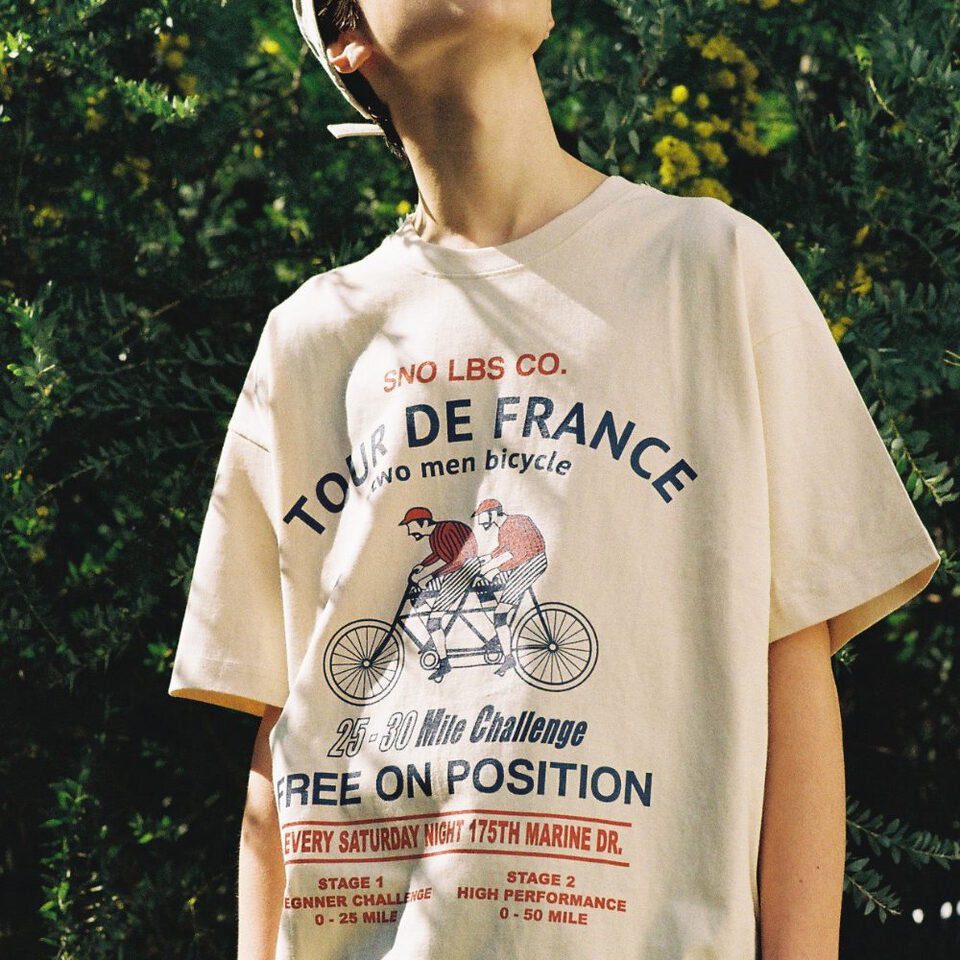 單車印花短TEE 90S CLUB T BICYCLE