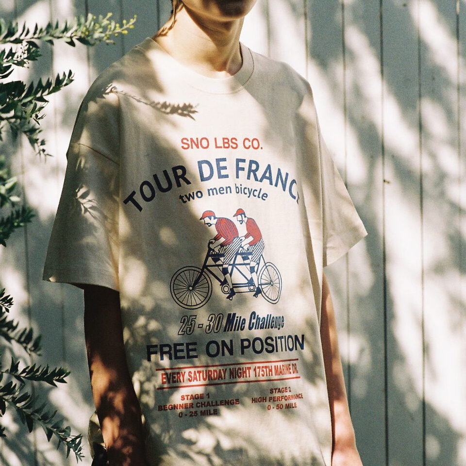 單車印花短TEE 90S CLUB T BICYCLE