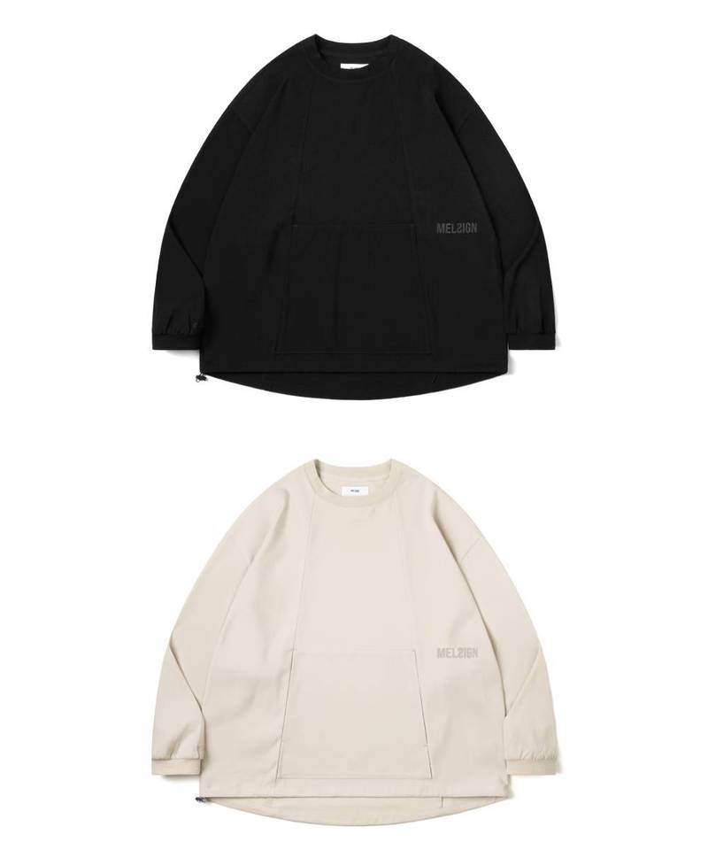 “ASAP” Oversized Tech Crewneck 機能拼接上衣