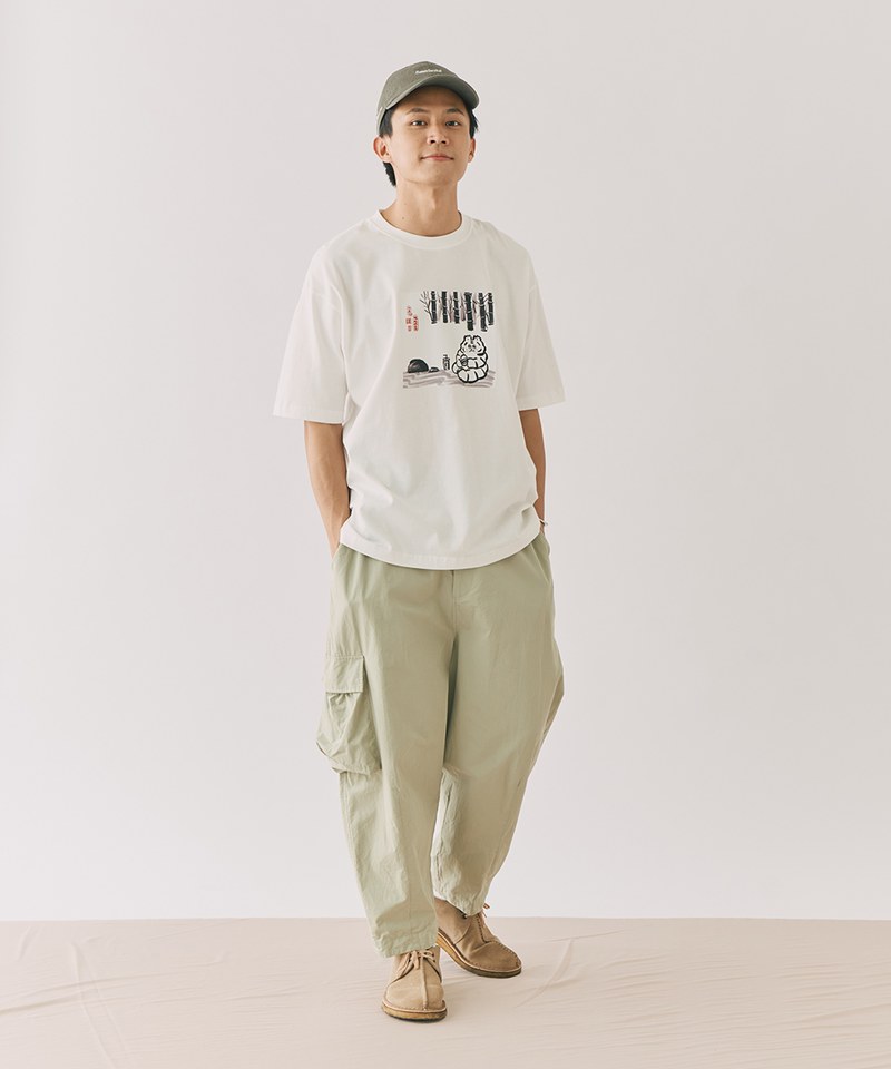小虎愛吃漢堡包圖TEE