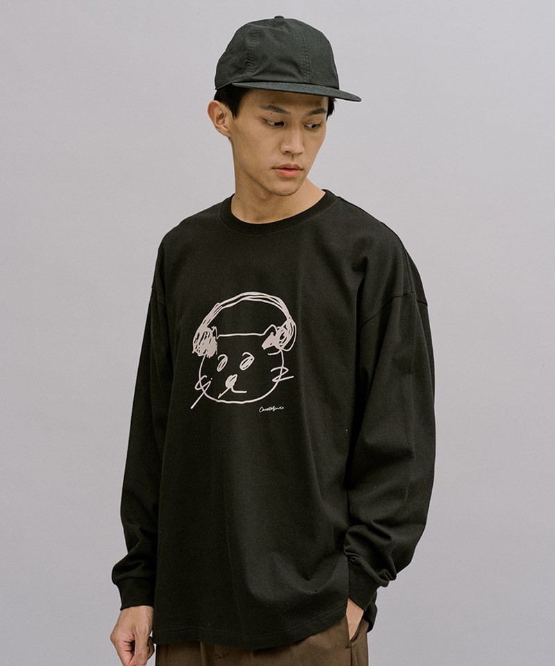 Cavettokate DJ 貓長袖TEE