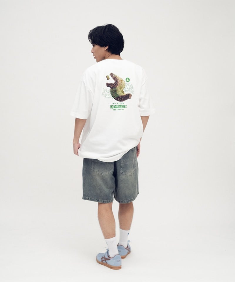 豬血糕拉幼體聯名短袖Tee