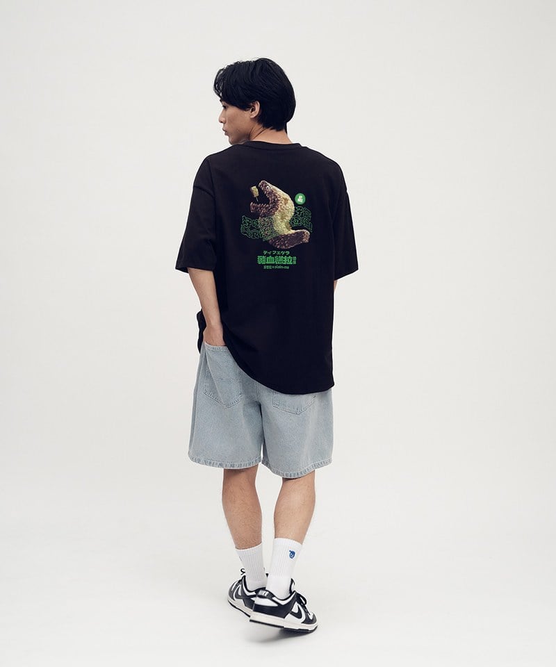 豬血糕拉幼體聯名短袖Tee
