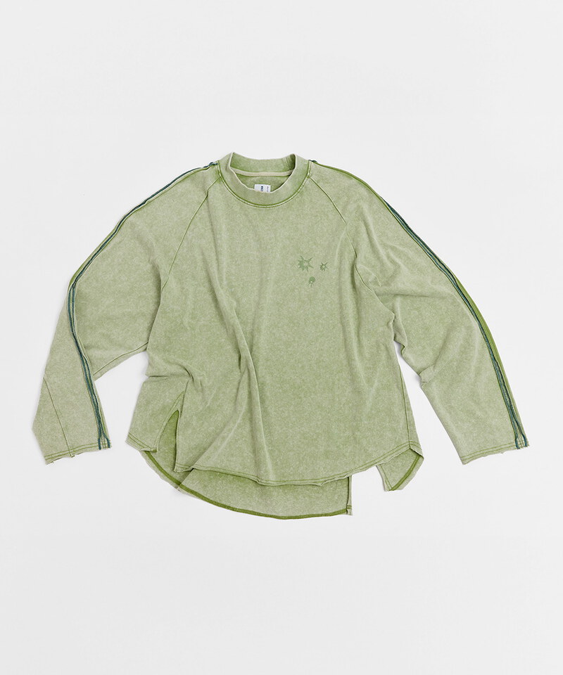 CRV0188-252 melsign聯名水洗爆擊LS TEE