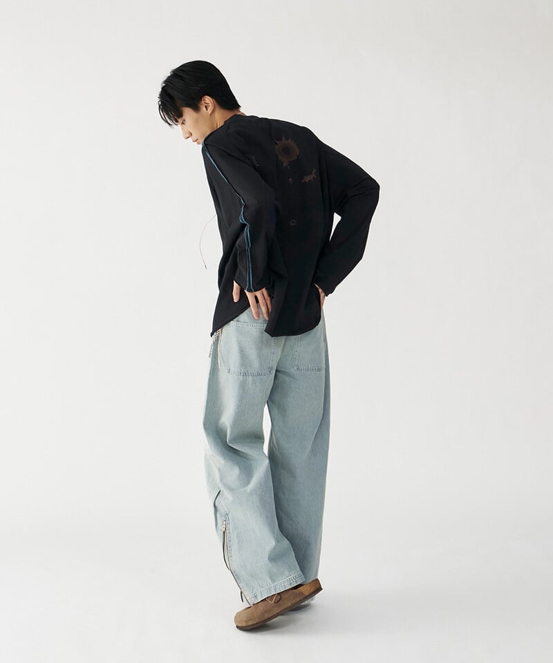 CRV0188-252 melsign聯名水洗爆擊LS TEE