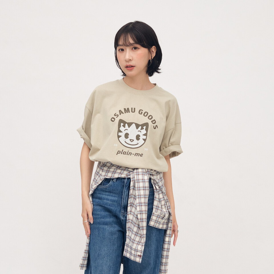 CRV0195-262 OSAMU GOODS 聯名經典圖像短袖TEE
