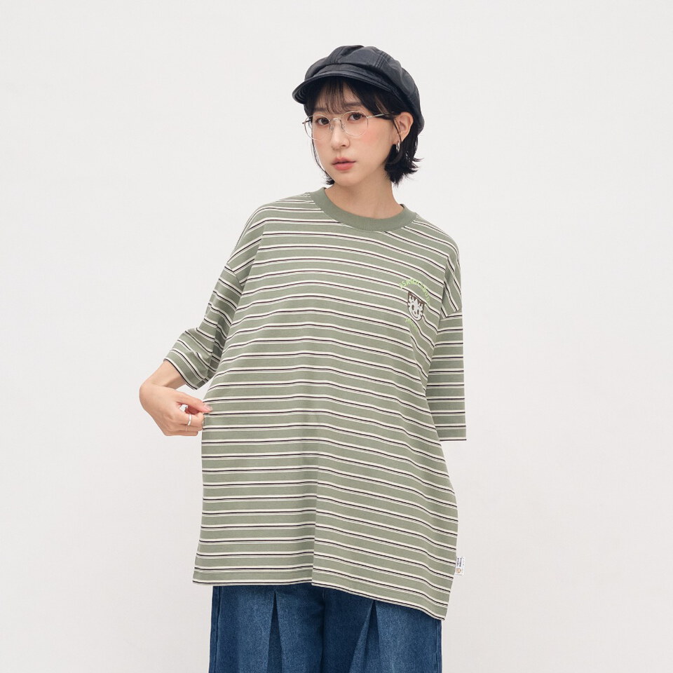 OSAMU GOODS 聯名條紋短袖TEE