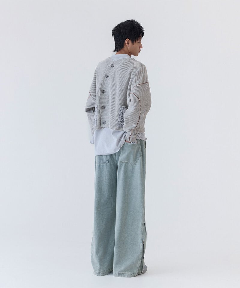 melsign聯名可拆式針織開襟衫