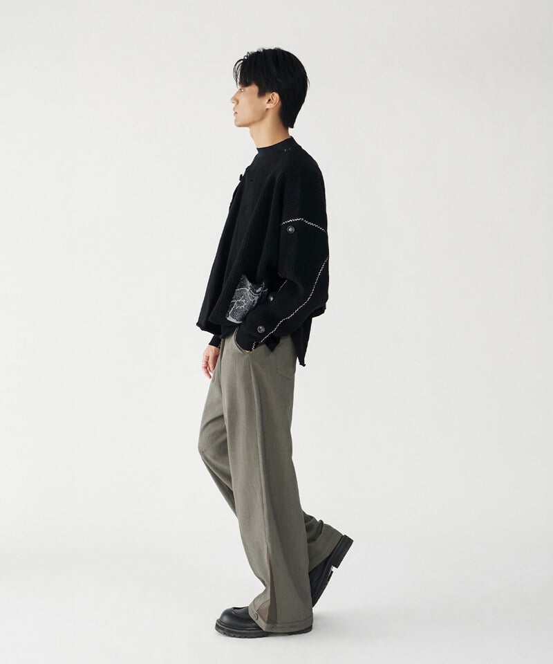 melsign聯名可拆式針織開襟衫