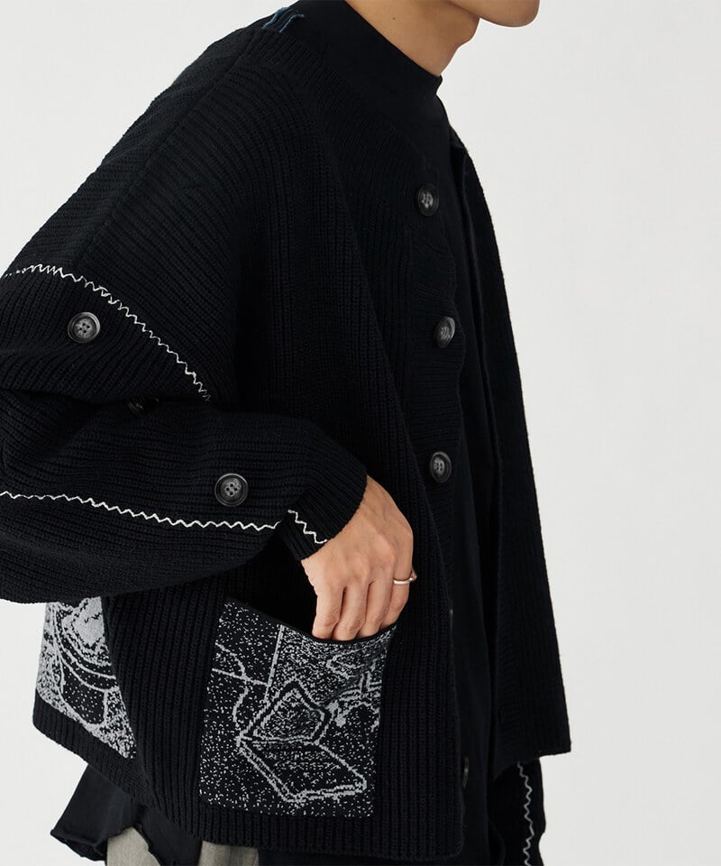 melsign聯名可拆式針織開襟衫