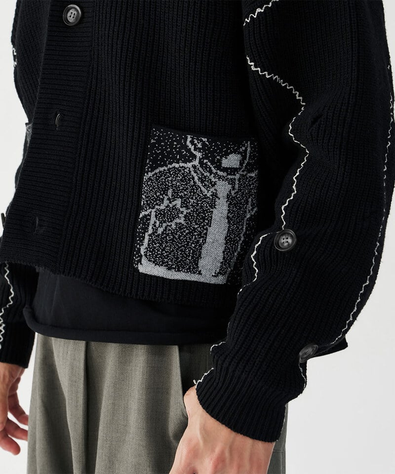 melsign聯名可拆式針織開襟衫