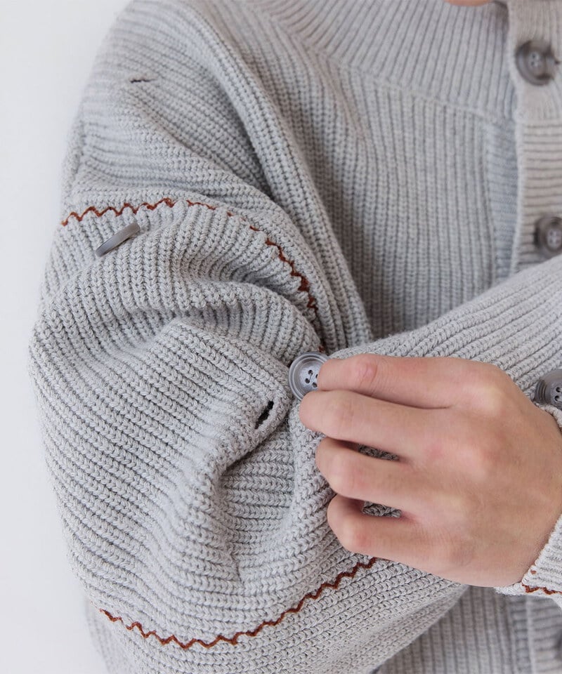 melsign聯名可拆式針織開襟衫