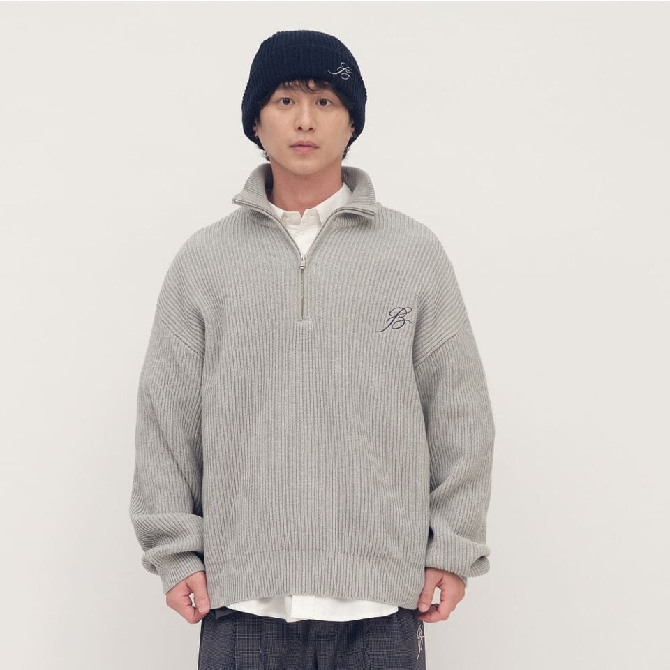 中信聯名立領針織套頭上衣