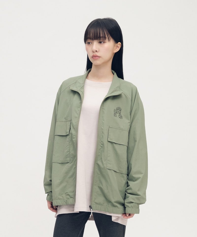 NORITAKE 土地公防曬立領外套