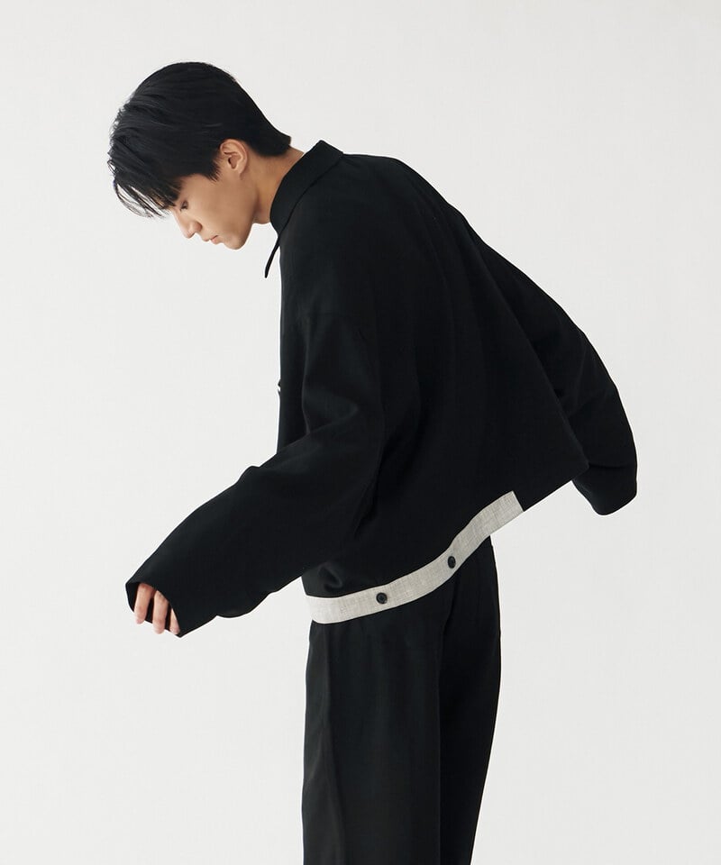 CRV1149-252 melsign聯名拉鍊西料夾克外套