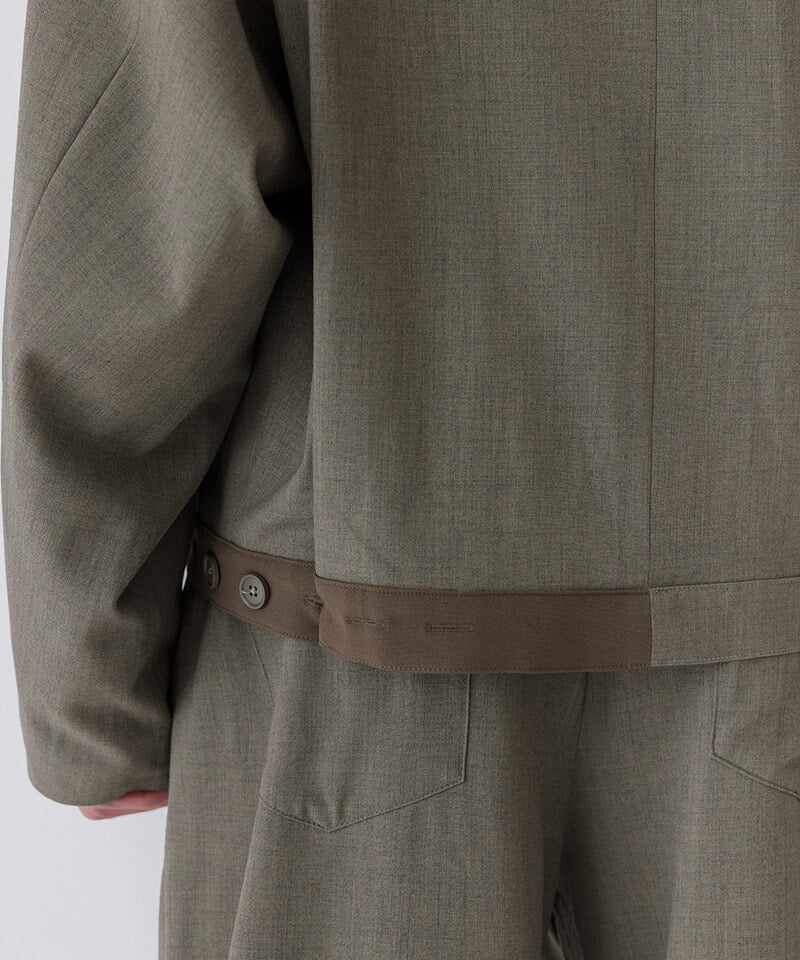 CRV1149-252 melsign聯名拉鍊西料夾克外套