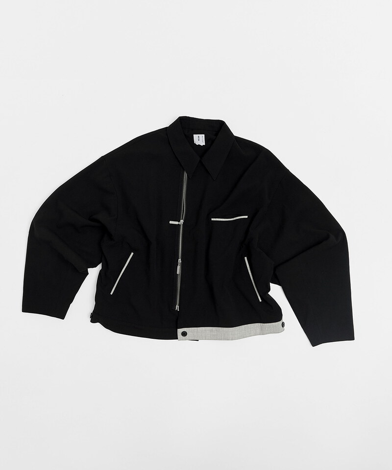 CRV1149-252 melsign聯名拉鍊西料夾克外套