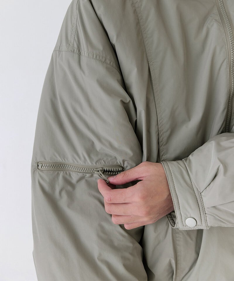 CRV1150-252 melsign聯名防潑水立領鋪棉外套