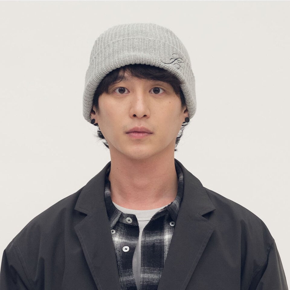 中信聯名刺繡針織毛帽