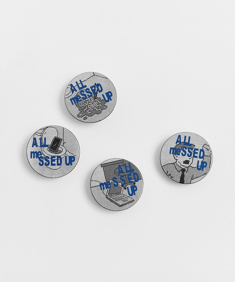 CRV2647-252 melsign聯名磁鐵徽章