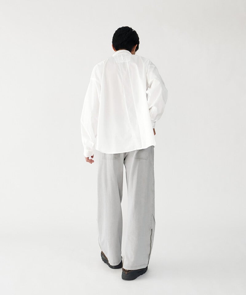 CRV3329-252 melsign聯名刺繡多釦襯衫