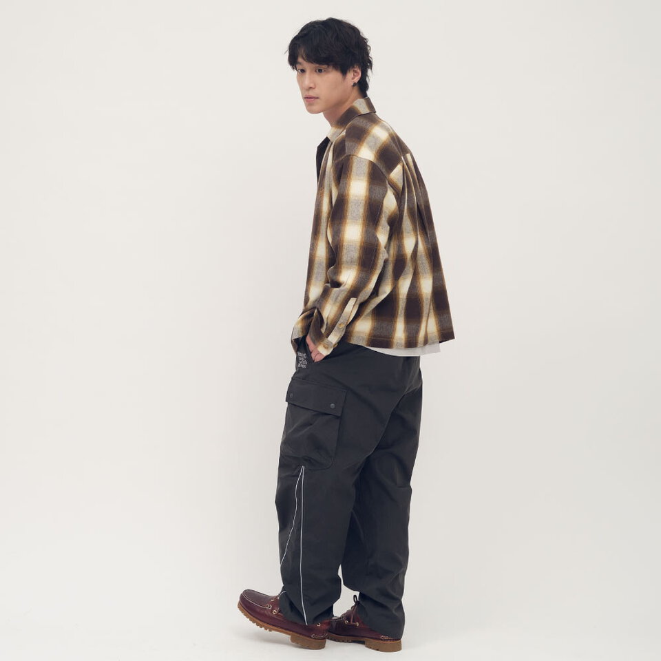 CRV3330-252 中信聯名格紋開領襯衫