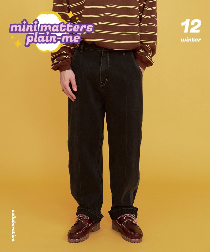 CRV3801-222 趣味的一天牛仔褲 mini matters X plain-me