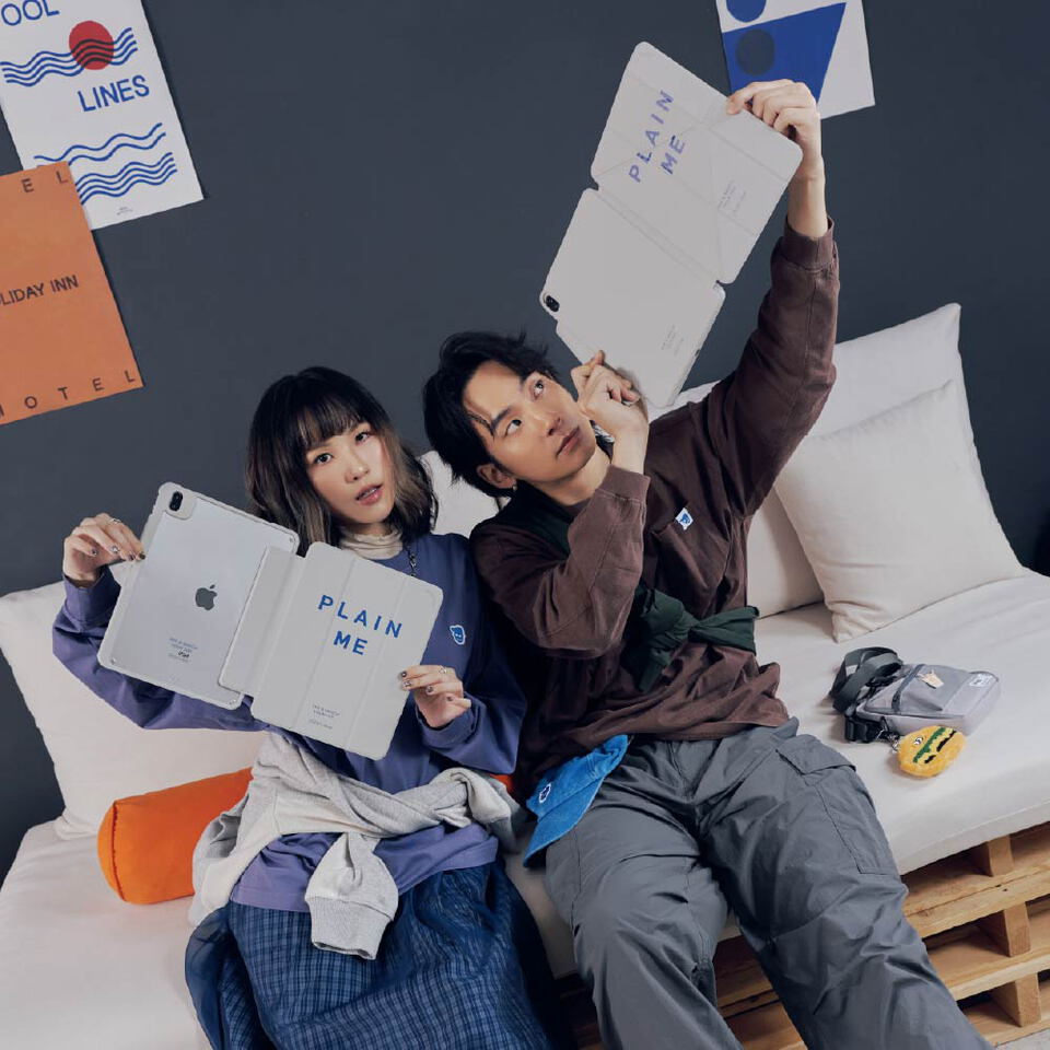 CRV39113-252 PLAIN強悍磁吸iPad三折保護殼