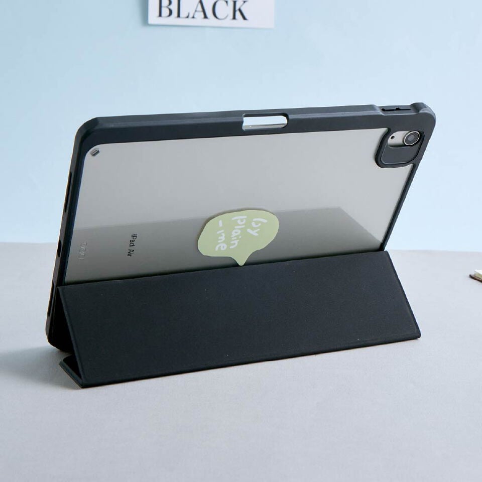 JNP早餐店塗鴉強悍磁吸iPad三折保護殼