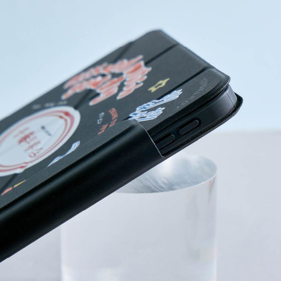 JNP早餐店塗鴉強悍磁吸iPad三折保護殼