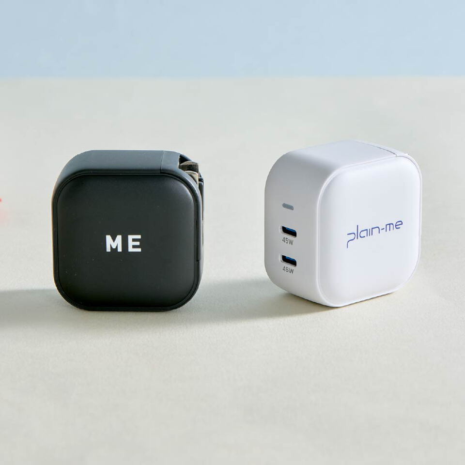 CRV39119-252 PLAIN GaN 45W Type-C雙孔充電頭