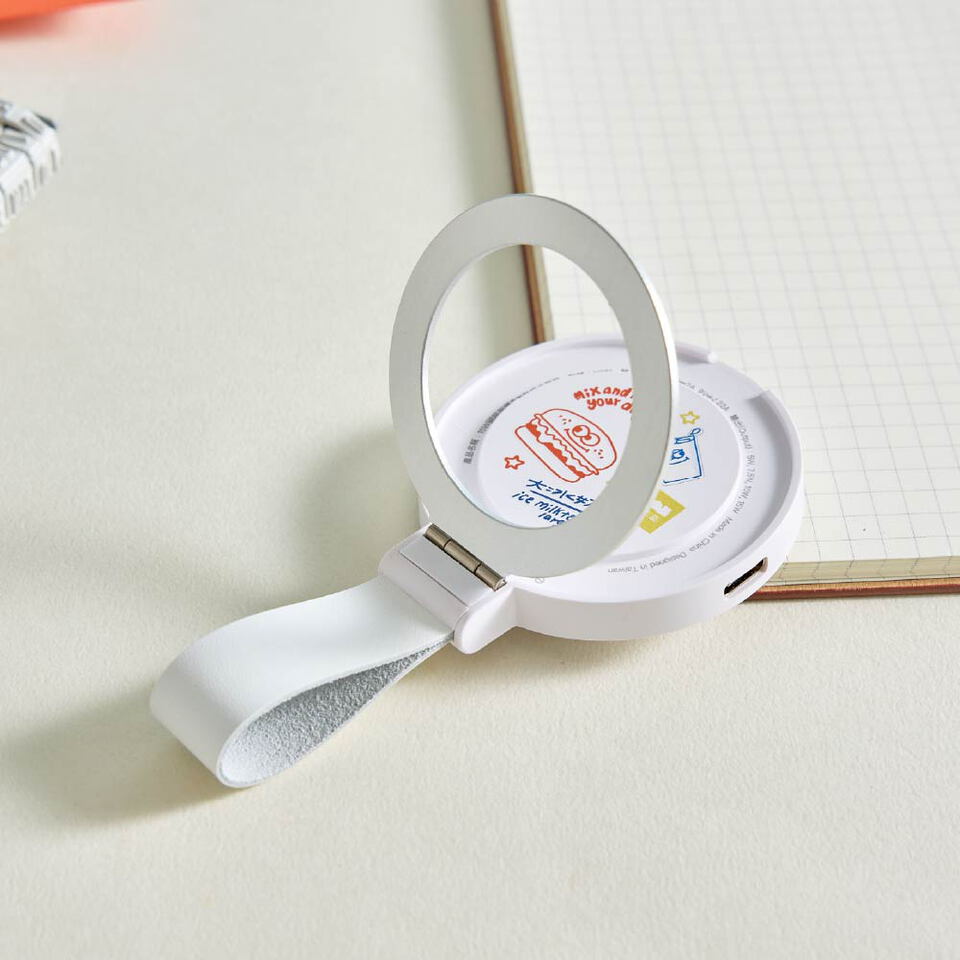 CRV39132-252 JNP早餐店塗鴉15W磁吸支架無線充電器