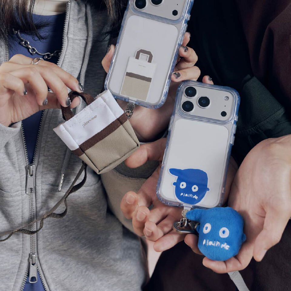 CRV39138-252 陪覓購物袋旋轉手機掛片/夾片