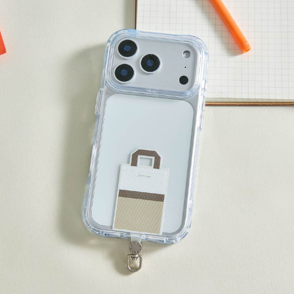 CRV39138-252 陪覓購物袋旋轉手機掛片/夾片