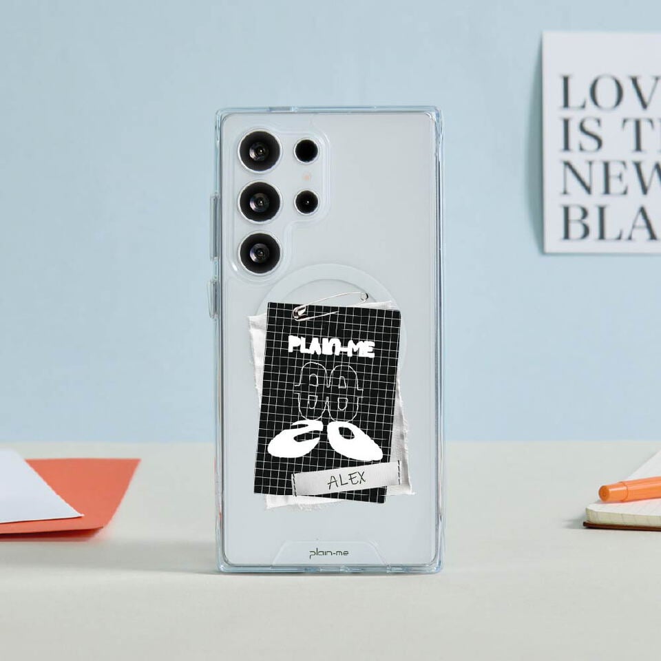 UN/Samsung S20-plain-me 20周年限定客製名字防摔透明SAMSUNG手機殼