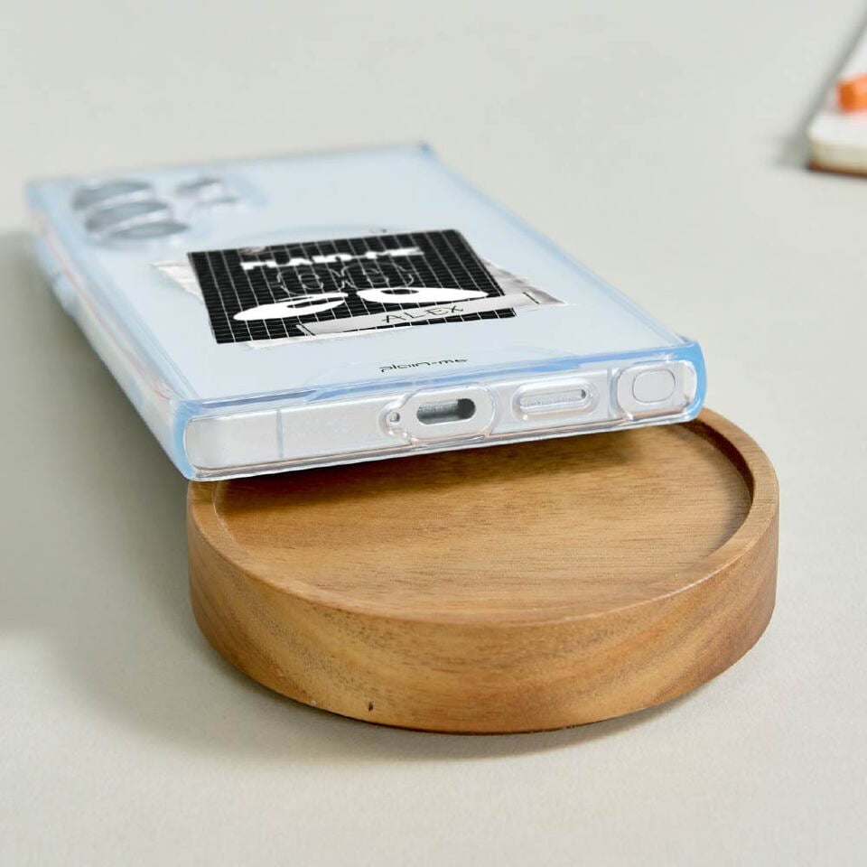 UN/Samsung S20-plain-me 20周年限定客製名字防摔透明SAMSUNG手機殼