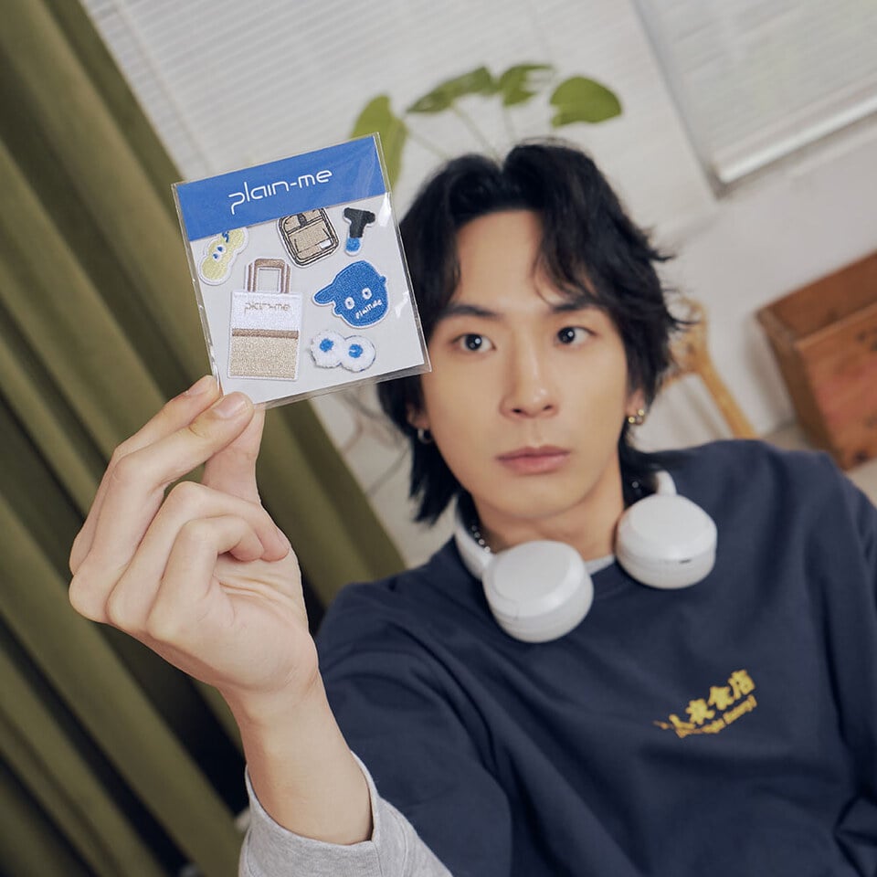 plain-me經典布章貼紙