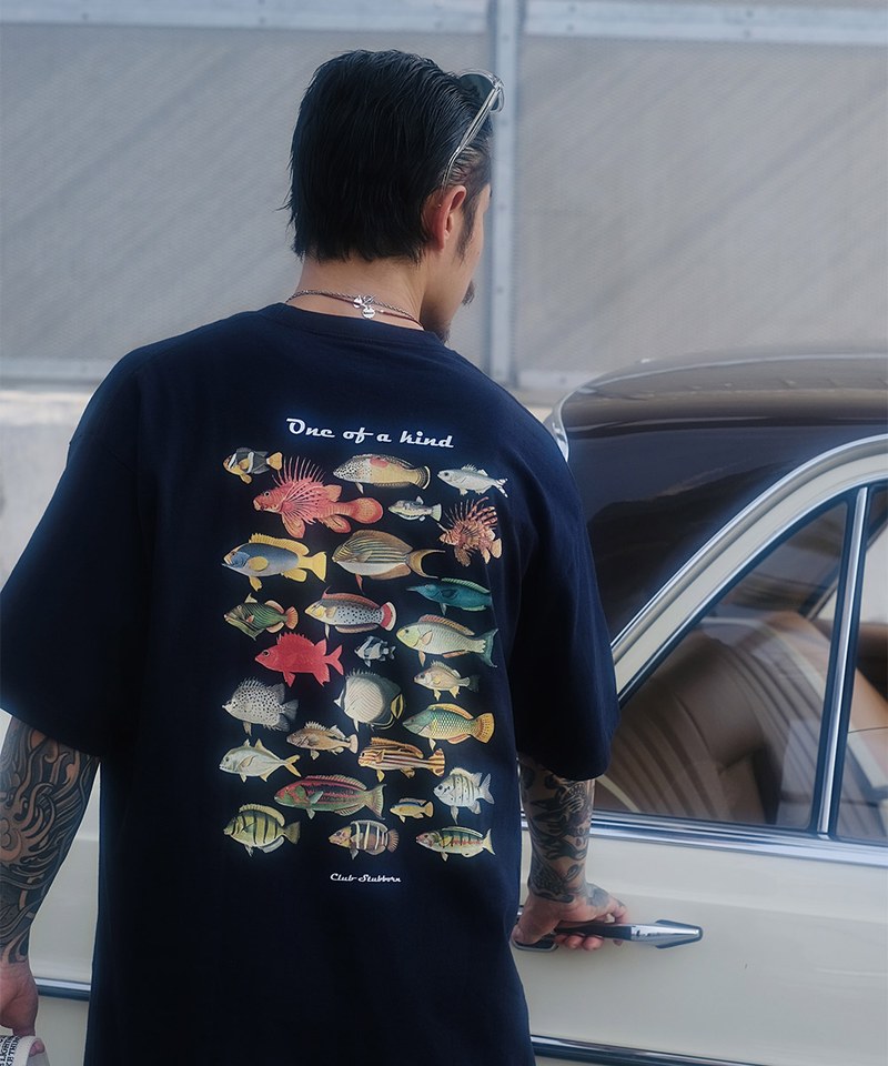 魚群印花短TEE One of a kind Tee